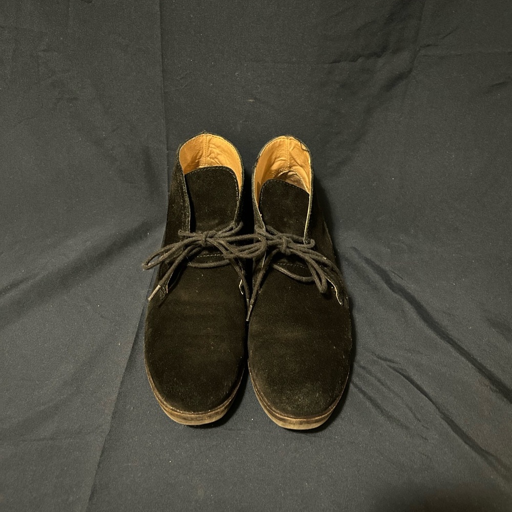 Women's Black Suede Chukka Boots